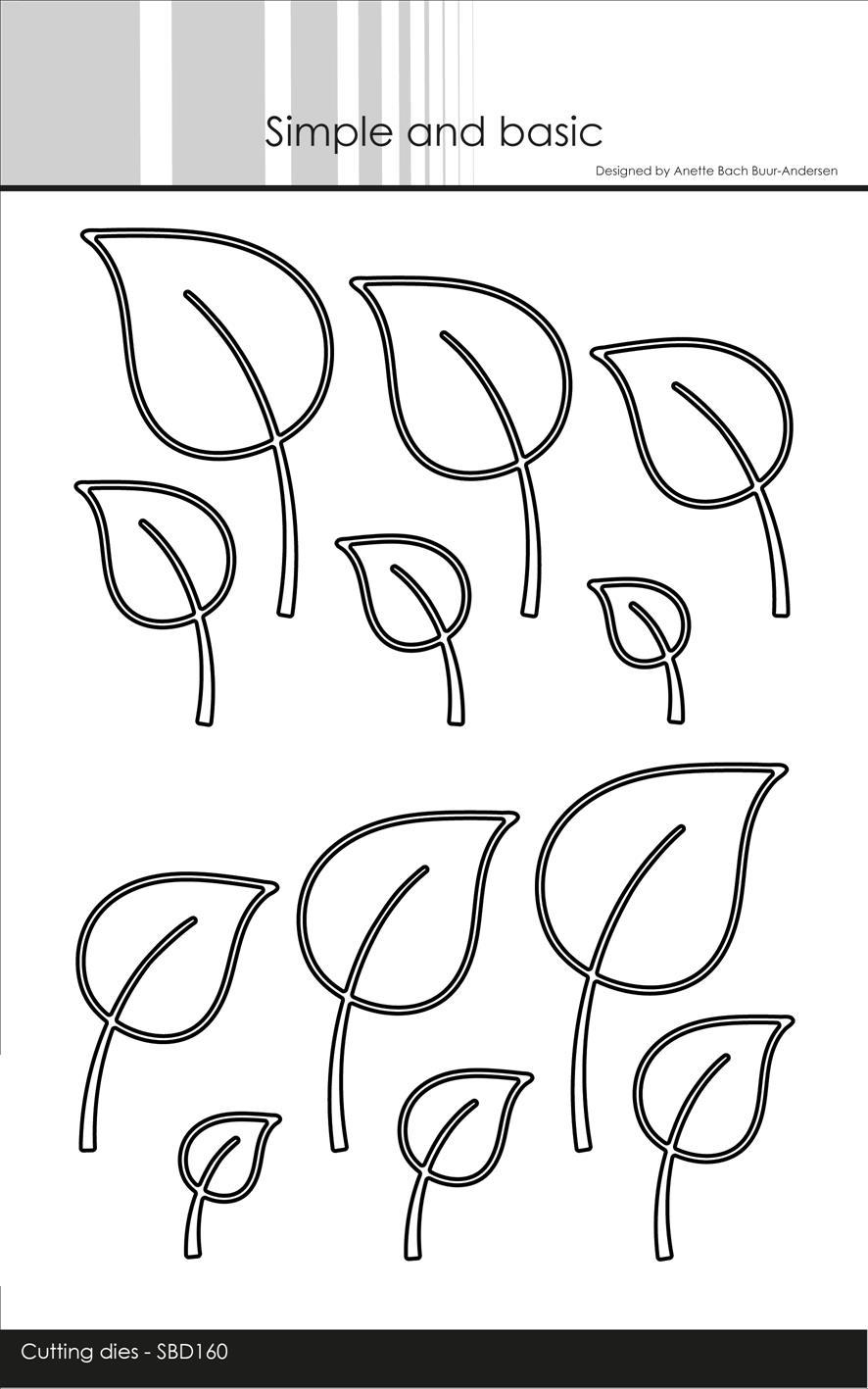 Simple and Basic - Dies - Leaves Outline