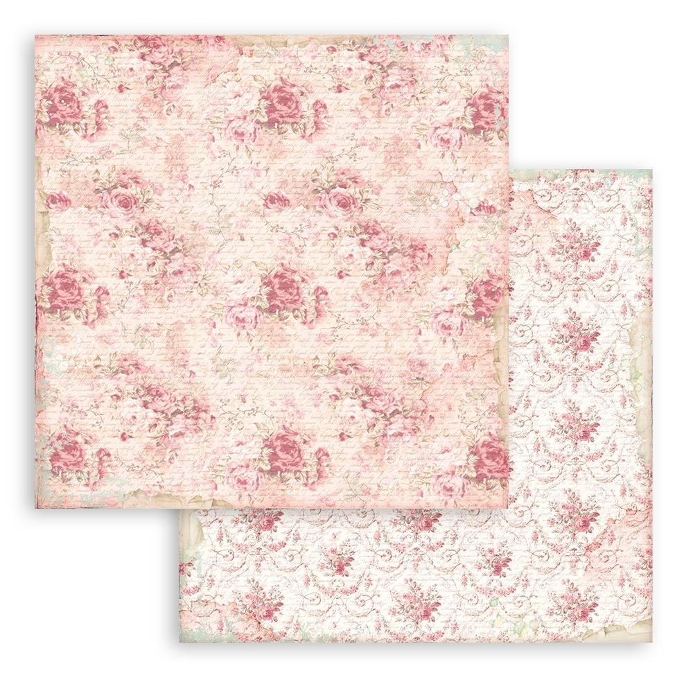 Stamperia - Rose Parfum - Background Selection - Paper Pack - 12" x 12"