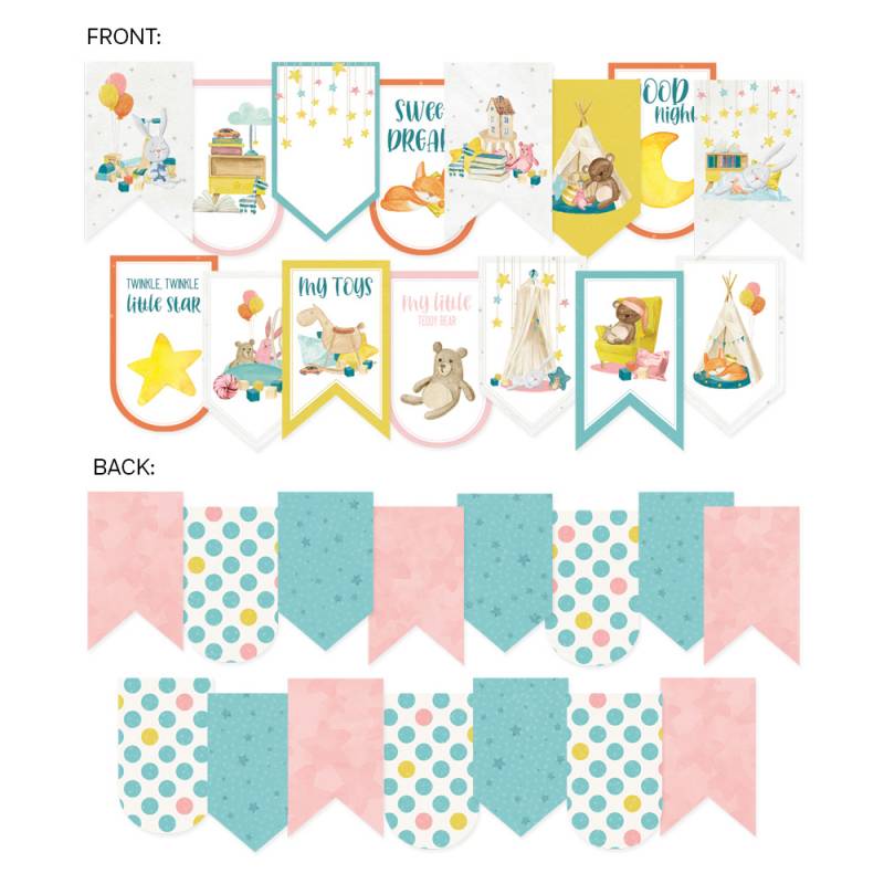 P13 - Good night - Garland die cut