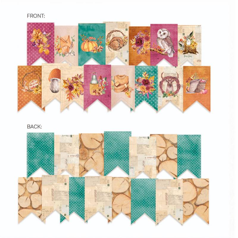 P13 - The four seasons autumn - Garland die cut