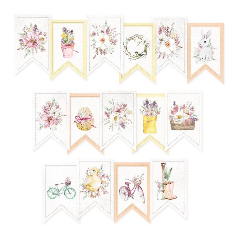 P13 - The Four Seasons - Spring - Garland die cut