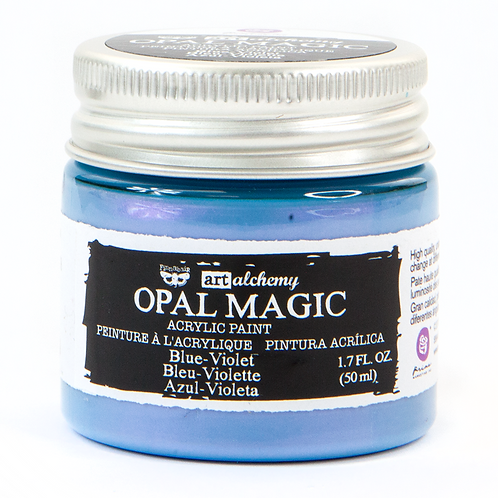 Prima - Art Alchemy by Finnabair - Acrylic Paints - Opal Magic - Blue-Violet