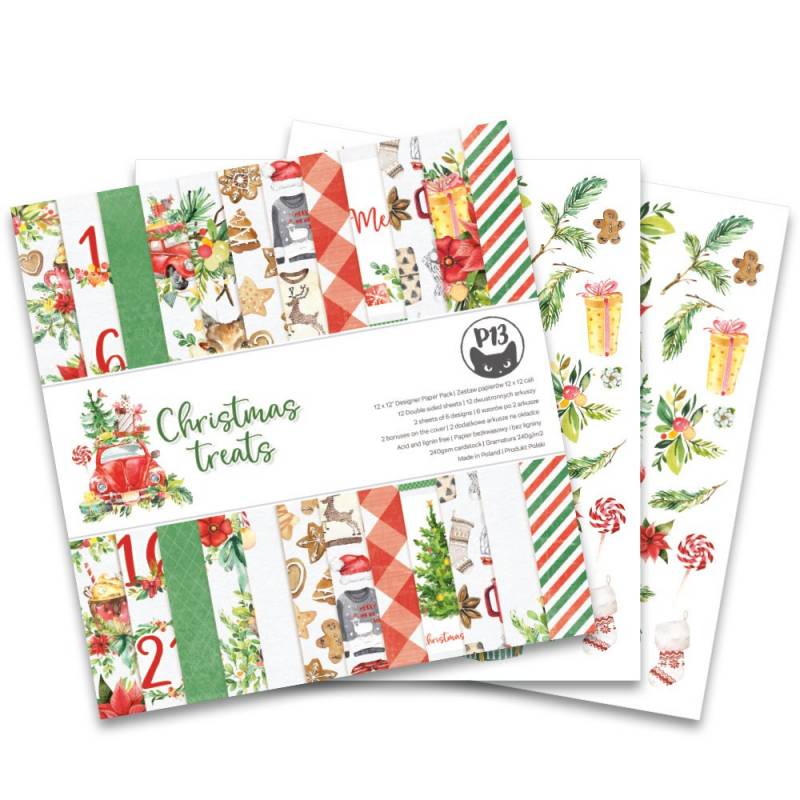 P13 - Christmas treats - Paper Pad - 12 x 12"