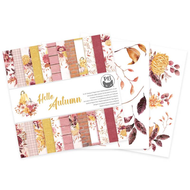P13 - Hello Autumn - Paper Pad - 6 x 6"