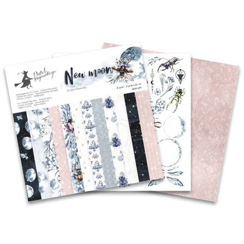 P13 - New moon - Paper Pad - 6 x 6"