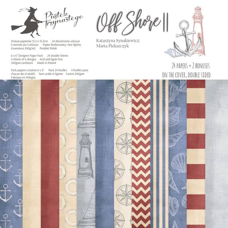 P13 - Off Shore - Paper Pad - 6 x 6"