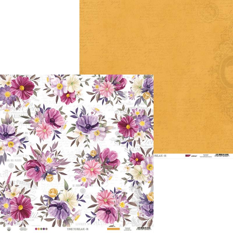 P13 - Time to relax - Paper Pad - 12 x 12"