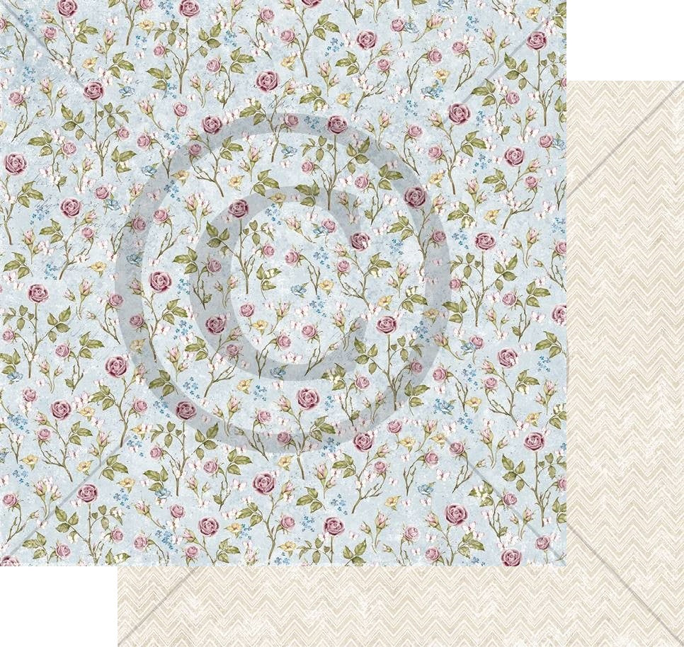 Papirdesign - Verdifull - Blomsterdryss - 12 x 12"