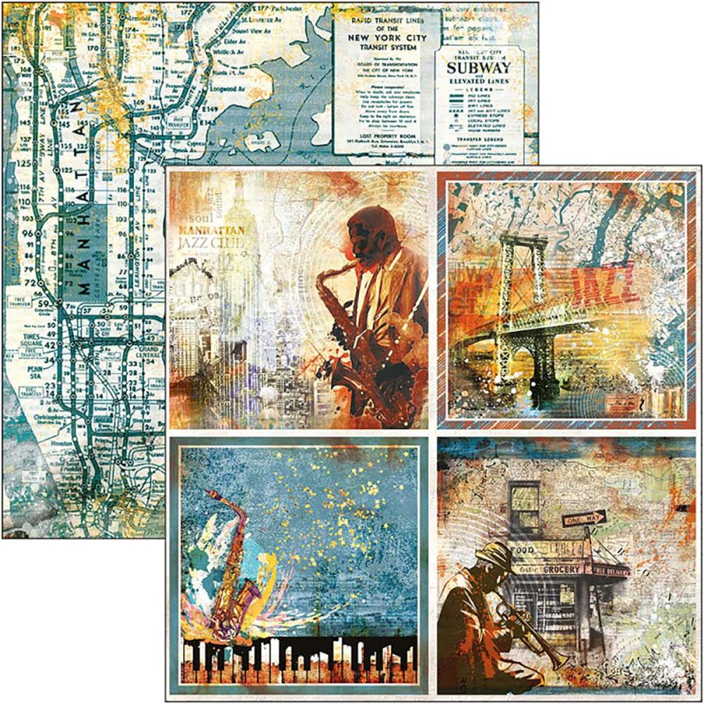 Ciao Bella - Blue Note - Cards paper - 12 x 12"