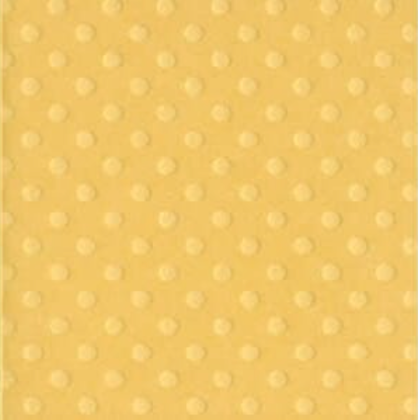 Bazzill Dotted Swiss - Butter 12 x 12"