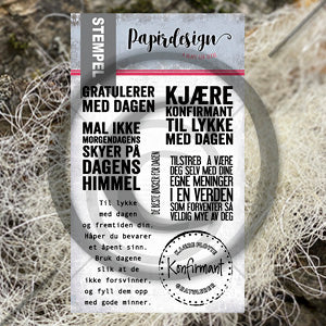 Papirdesign - Clear stamps - Dagens himmel