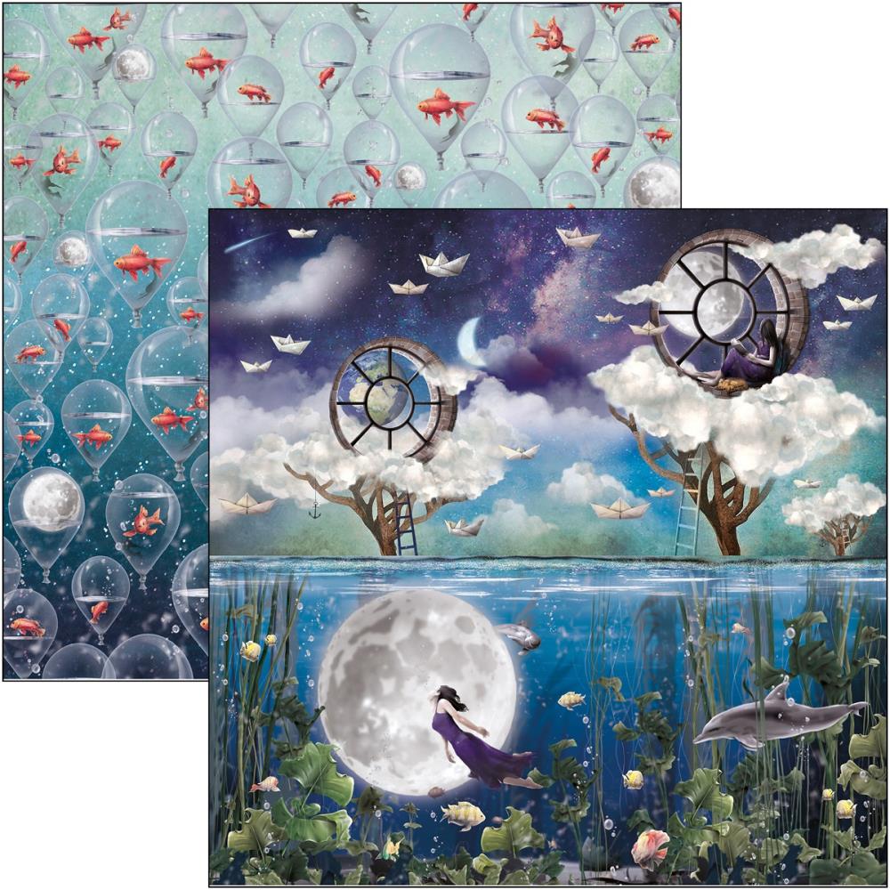 Ciao Bella - Moon & Me - Upside Down 12 x12"