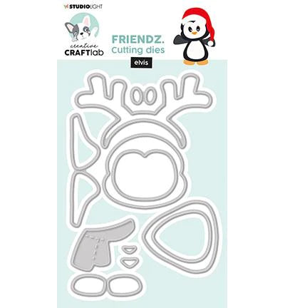 Studiolight - Dies - Friendz cutting Dies - Penguin Elviz