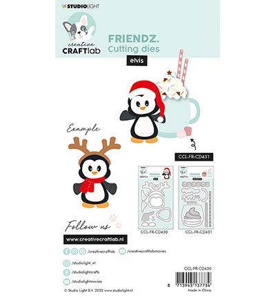 Studiolight - Dies - Friendz cutting Dies - Penguin Elviz