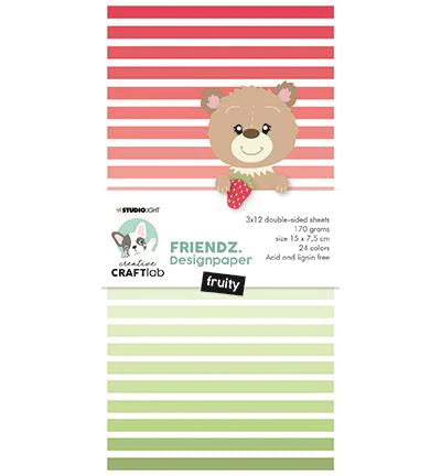 Studiolight - Friendz Designpaper pad - Fruity
