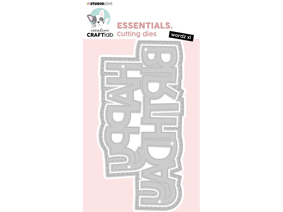 Studiolight Essentials Wordz XL Dies - Happy Birthday