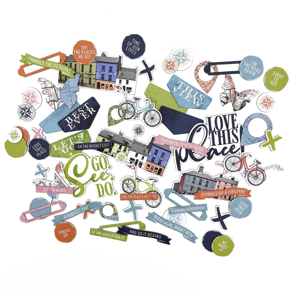 49 and Market - Everywhere - Chipboard Set