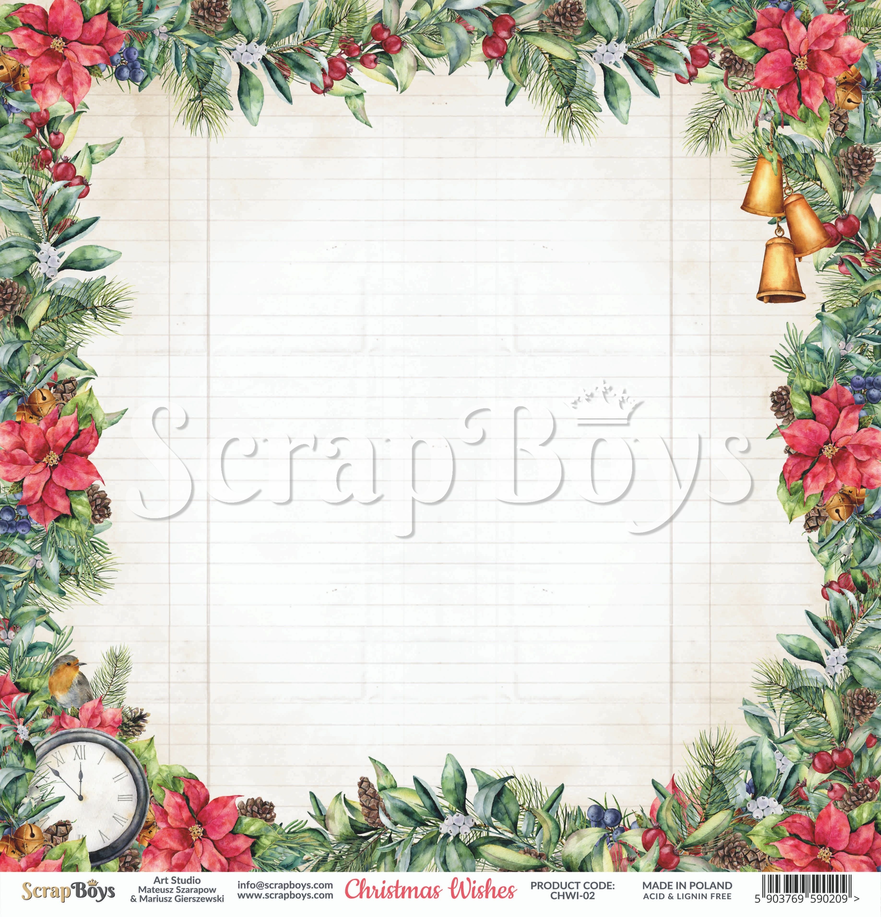 Scrapboys - Christmas Wishes - 02 - 12x12"