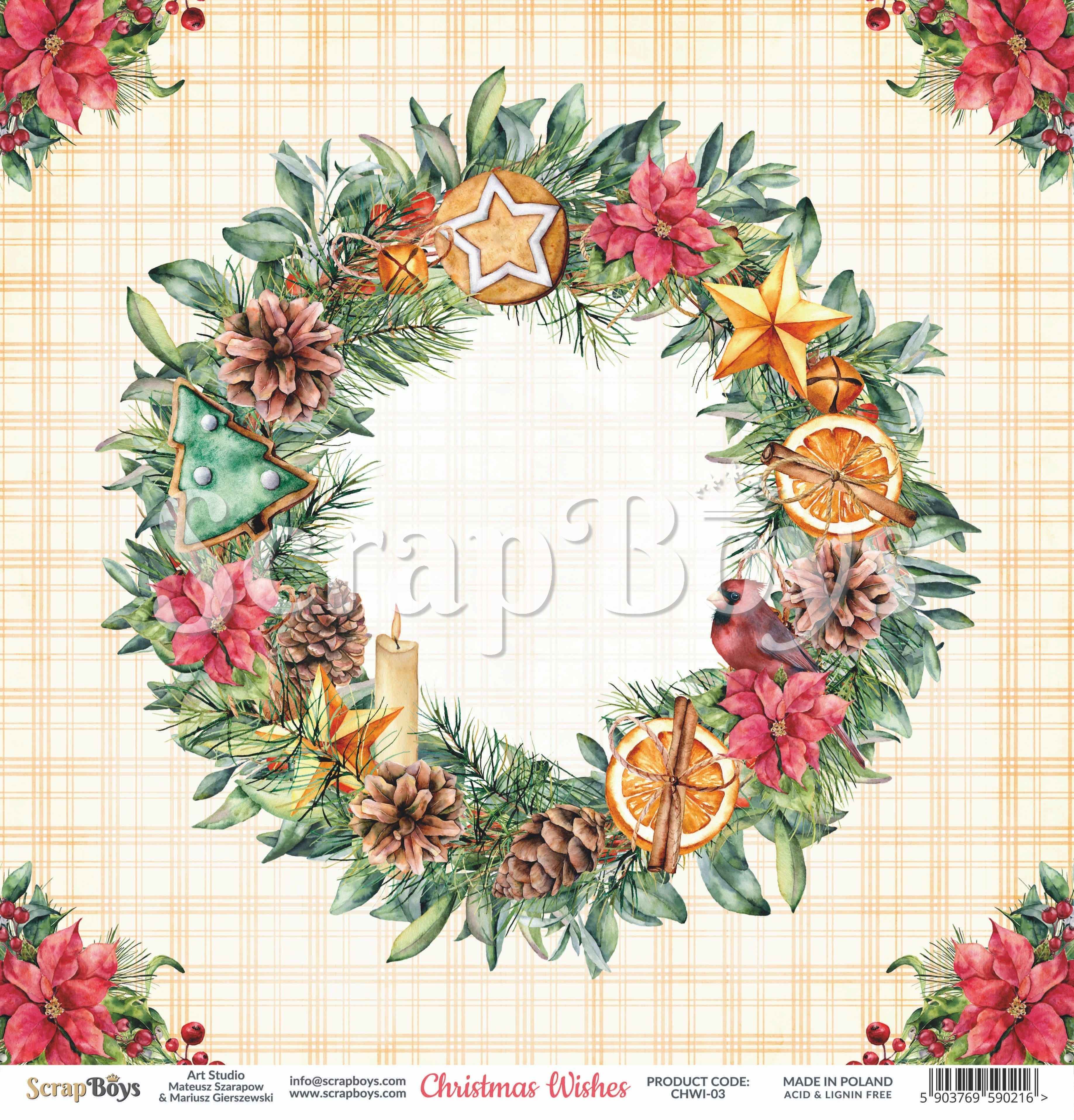 Scrapboys - Christmas Wishes - 03 - 12x12"