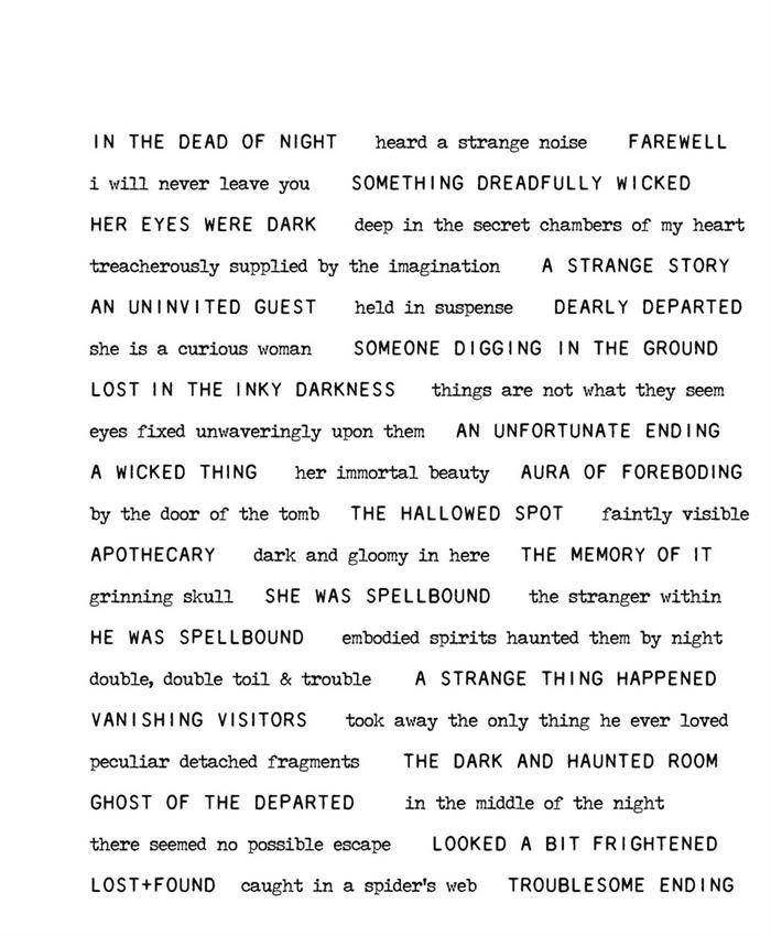 Tim Holtz Collection - Cling Stamps - Tiny Text Halloween