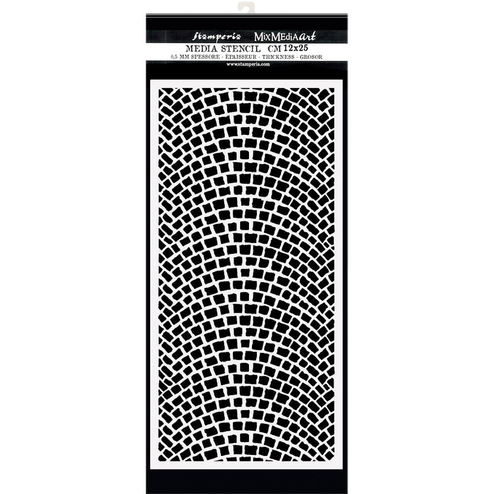 Stamperia - Lady Vagabond Lifestyle - Stencil - Cobblestone