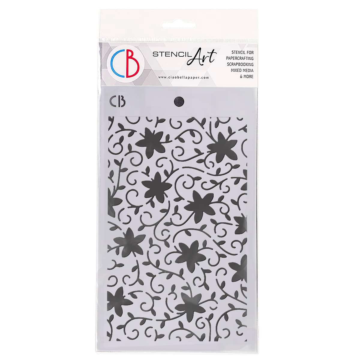 Ciao Bella - Stencil - Corinth - 5 x 8"