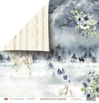 Craft and You - Sprinkled with snow - 03 -  12 x 12"