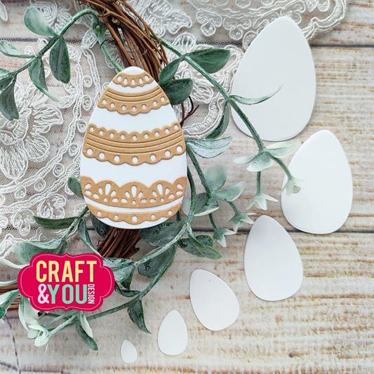 Craft and You - Dies - Lace Eggs