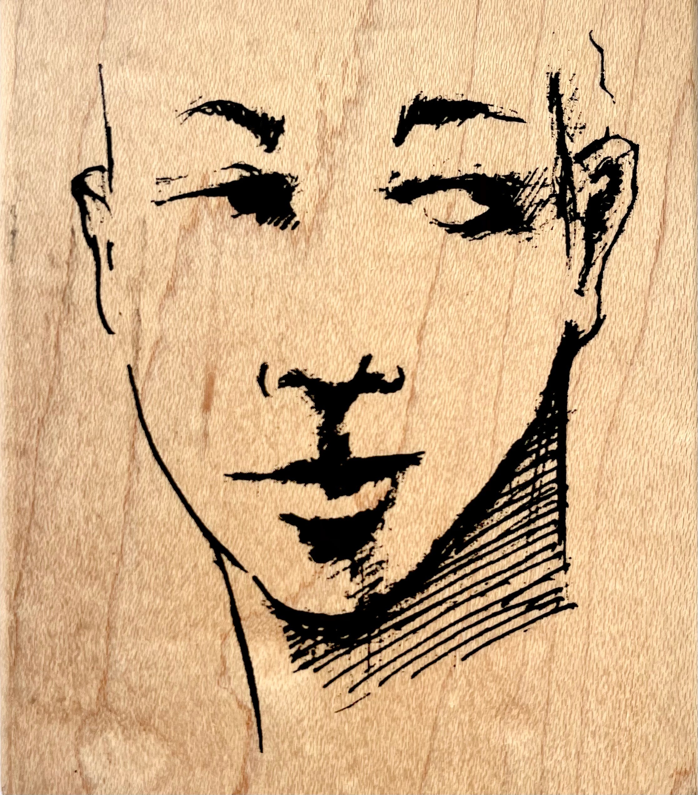 Stampers Anonymous - Wood Mounted Stamp - David