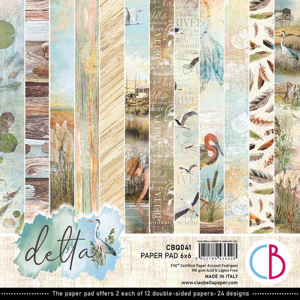 Ciao Bella - Delta - Paper Pad - 6 x 6"