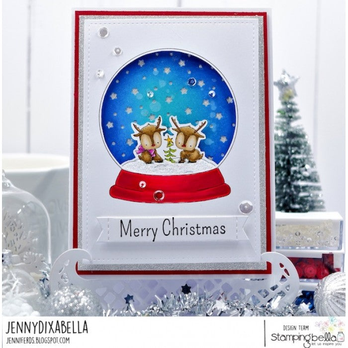 Stamping Bella - Cling Mounted Stamp - Design a globe