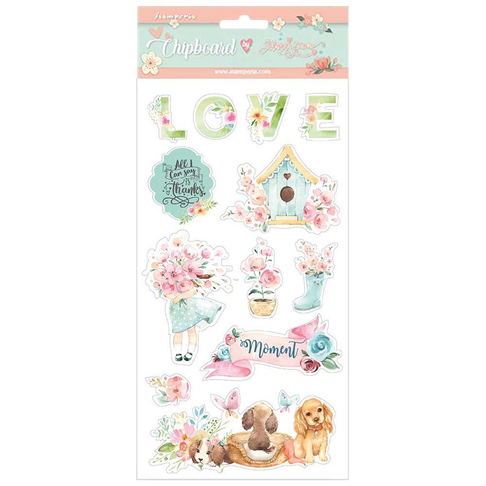 Stamperia - Circle of love - Chipboard