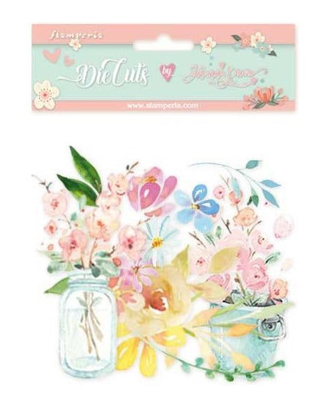 Stamperia  - Circle of love - Flower Chipboard - Die Cuts