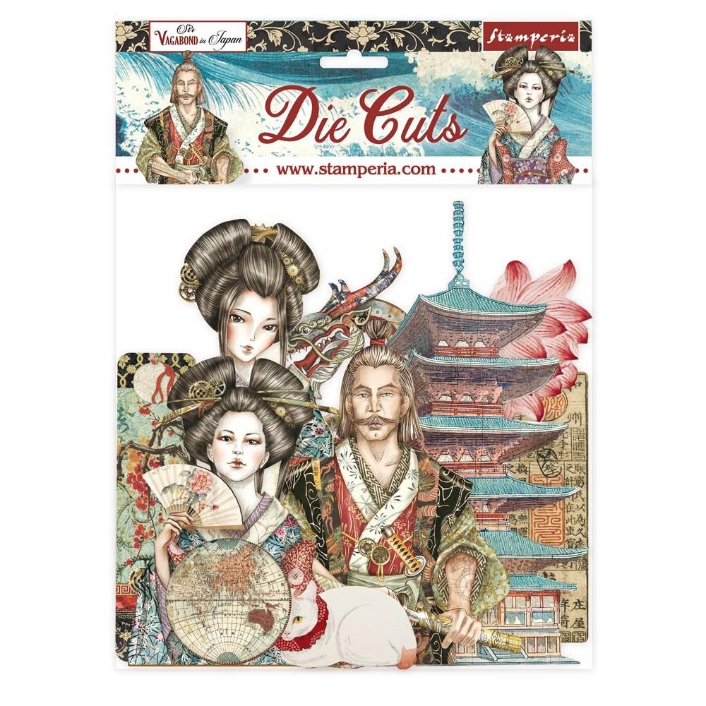 Stamperia  - Sir Vagabond in Japan - Die Cuts