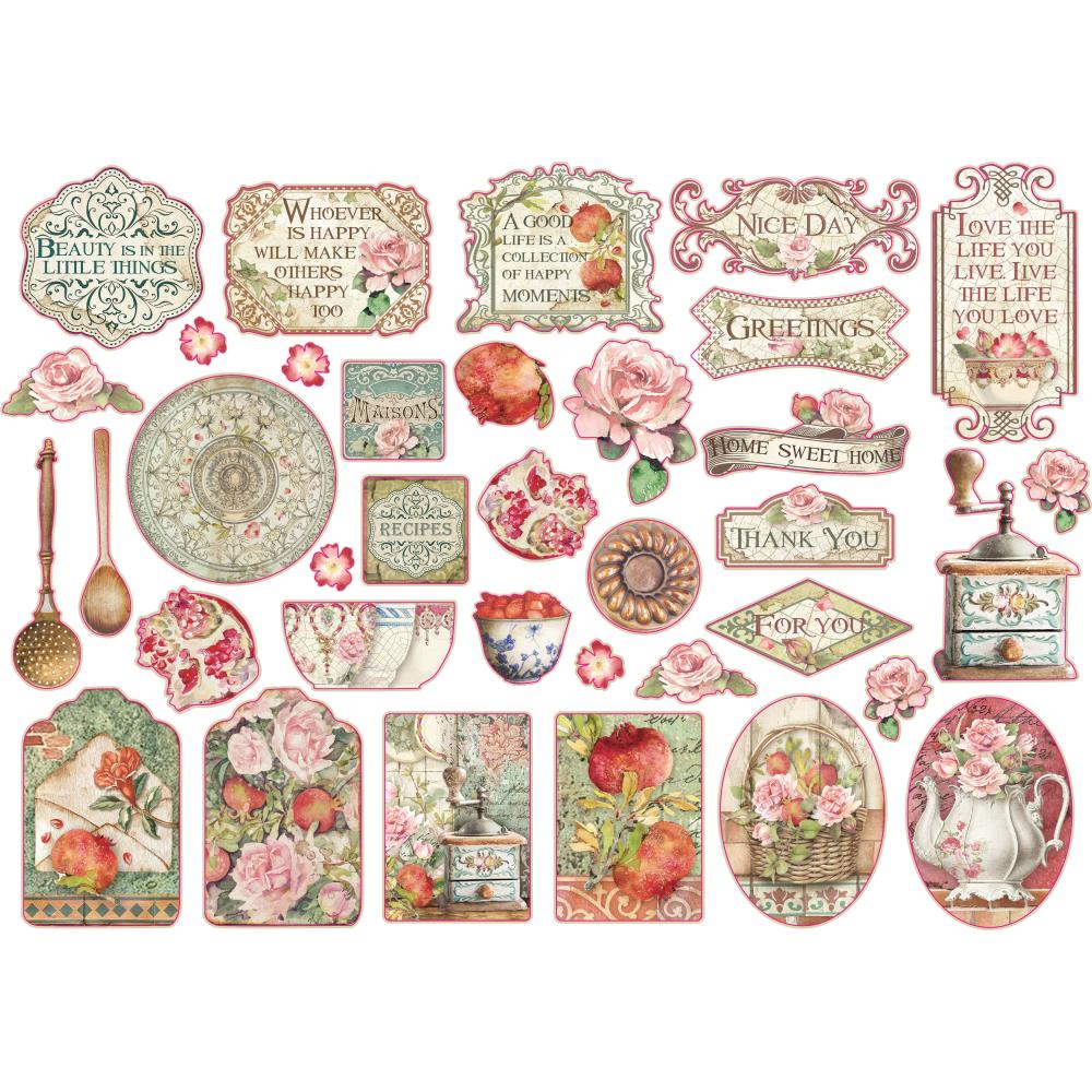 Stamperia  - Casa Granada - Die Cuts assorted