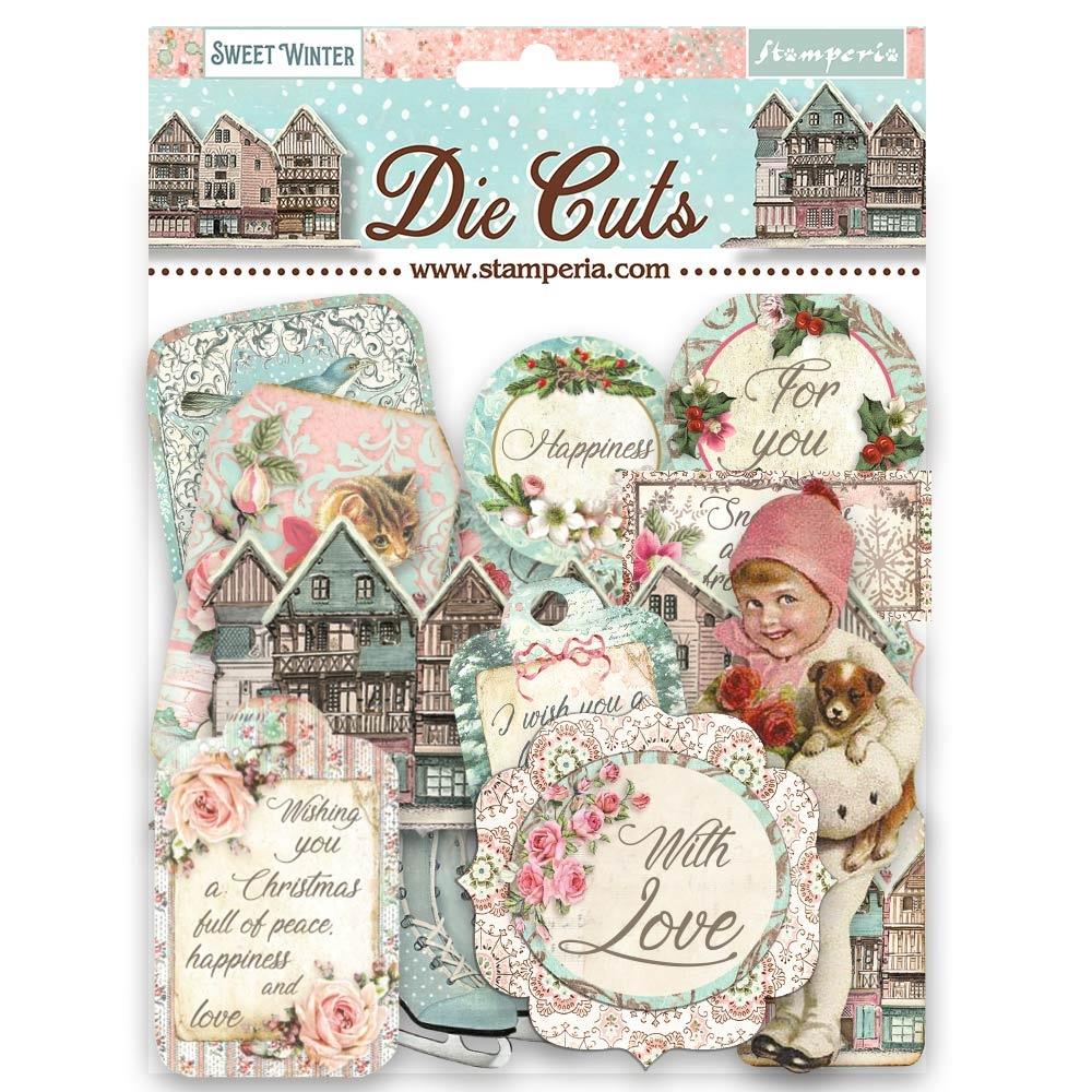 Stamperia  - Sweet Winter - Die Cuts