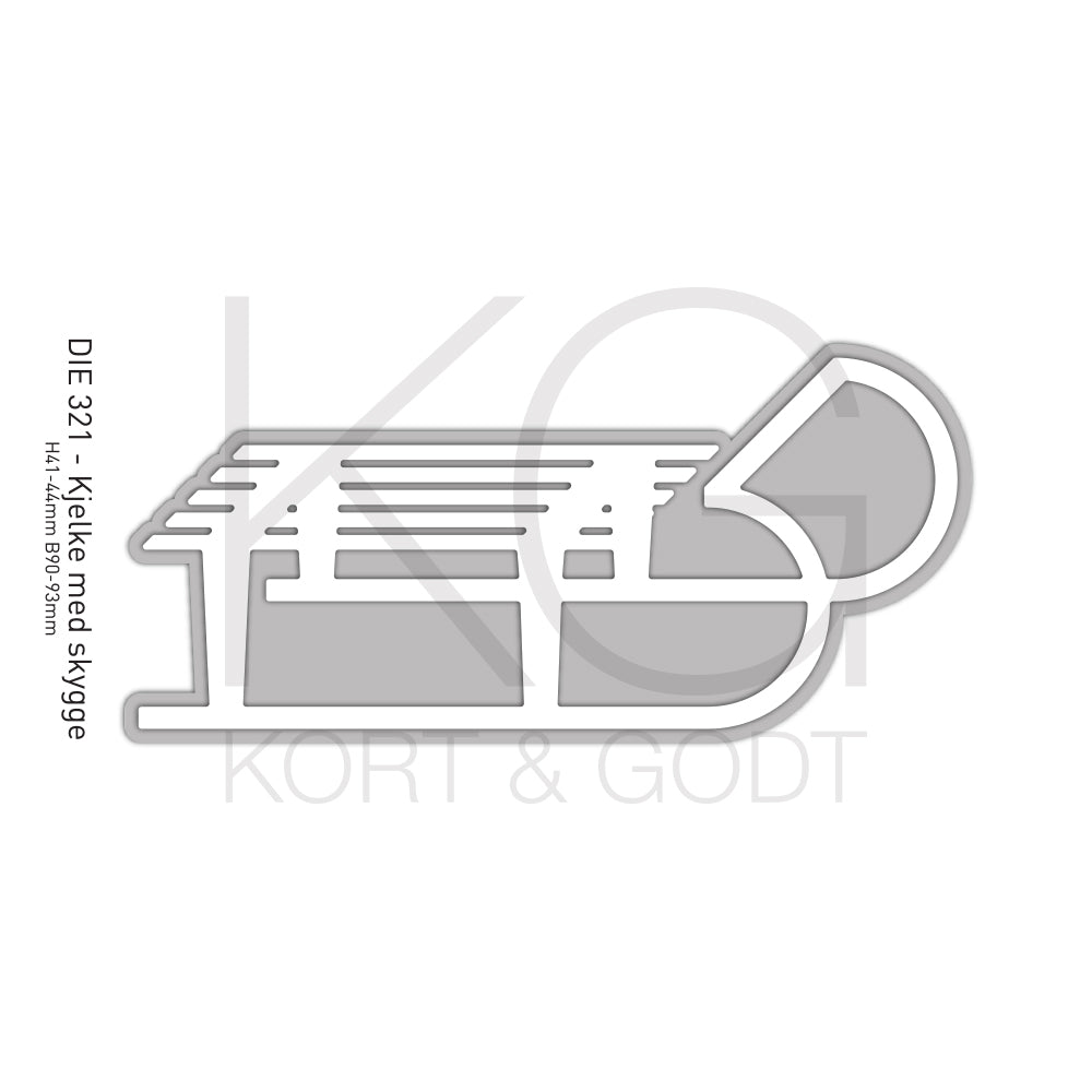 Kort & Godt - Dies - Kjelke med skygge