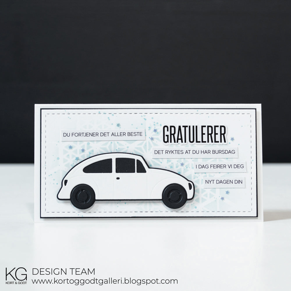 Kort & Godt - Dies - Bil med skygge