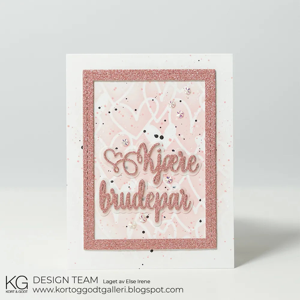 Kort & Godt - Dies - Kjære brudepar m/skygge