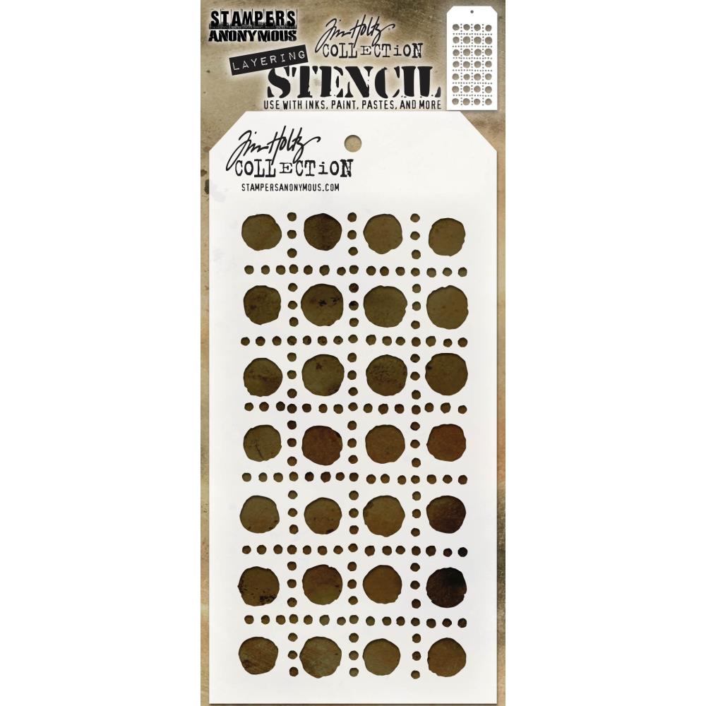 Tim Holtz - Stencil - Dotted Line