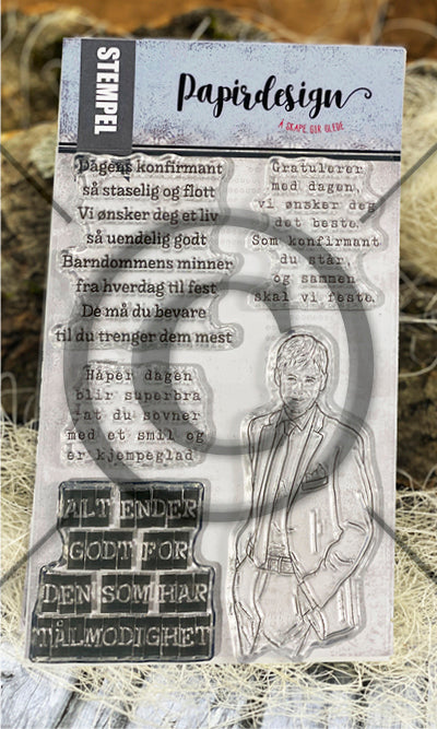 Papirdesign - Clearstamps - Tålmodighet