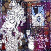 Dylusions - Cling Stamps - Let them eat cake