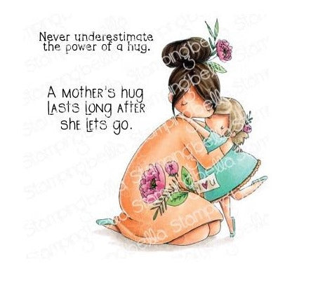 Stamping Bella -Cling Mounted Stamp - Curvy Girl - Big Hug