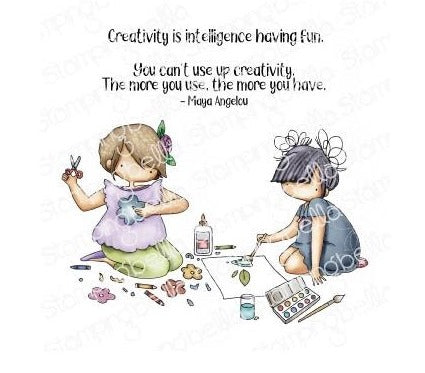 Stamping Bella -Cling Mounted Stamp - Tiny Townie -  Crafty Friends