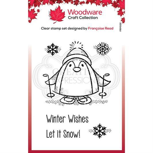 Woodware Craft Collection - Clear Stamps - Peter Penguin