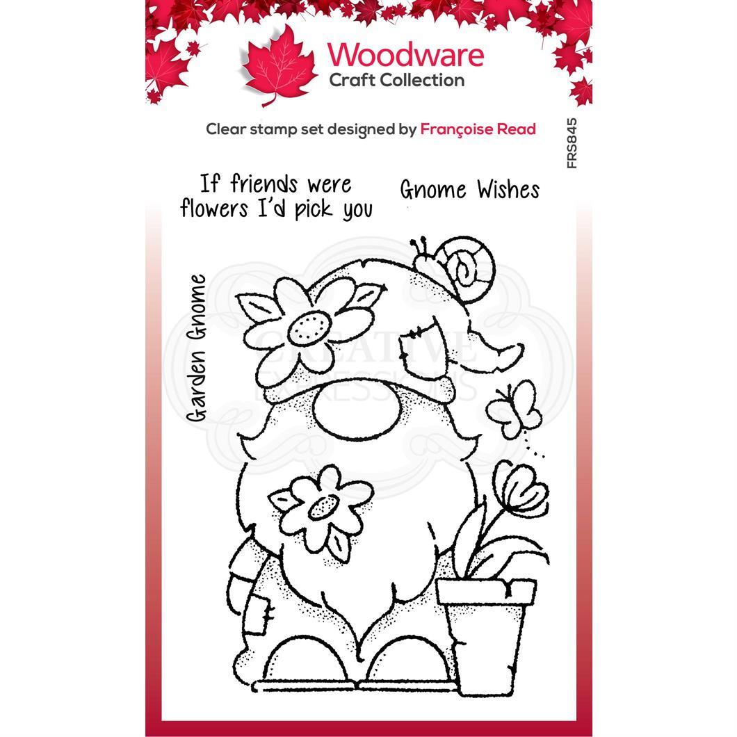 Woodware Craft Collection - Clear Stamps - Garden Gnome