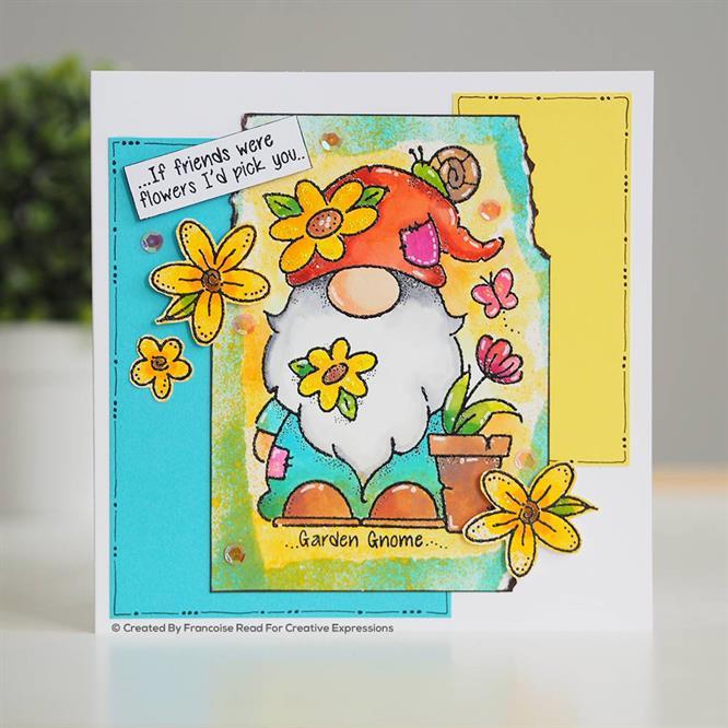 Woodware Craft Collection - Clear Stamps - Garden Gnome