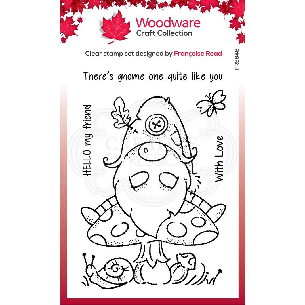 Woodware Craft Collection - Clear Stamps - Forest Gnome