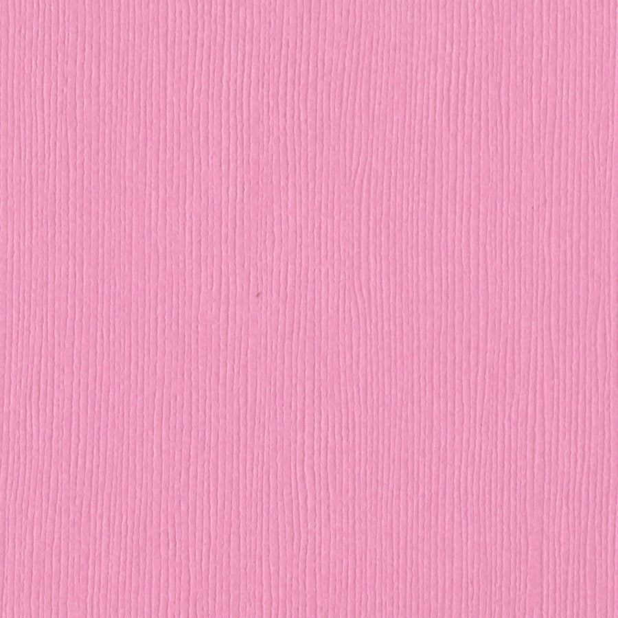 Bazzill - Grass Cloth - Fussy 12x12" rosa kartong
