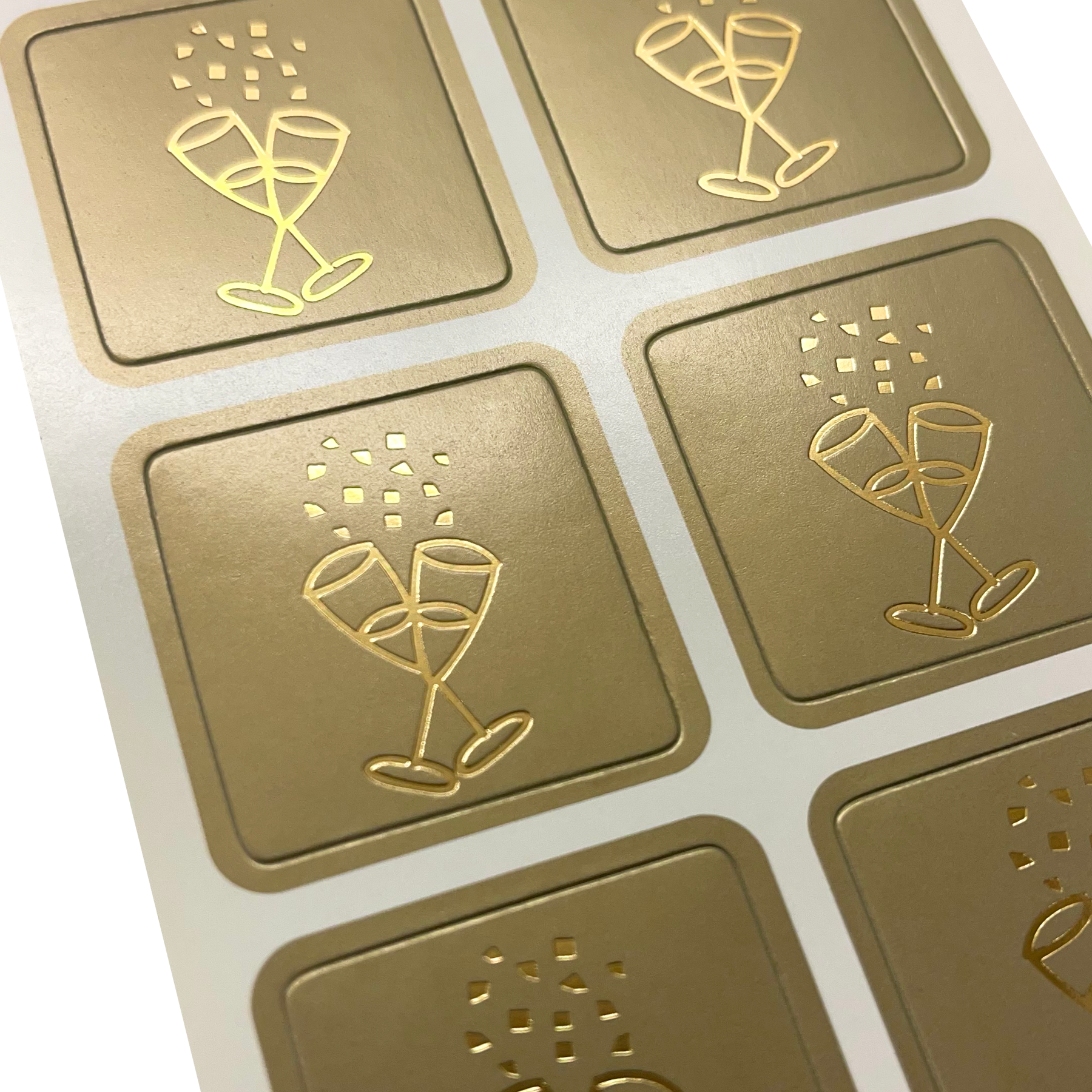 Ruby Rock-it - Stickers - Wedding Selas - Gold Glasses